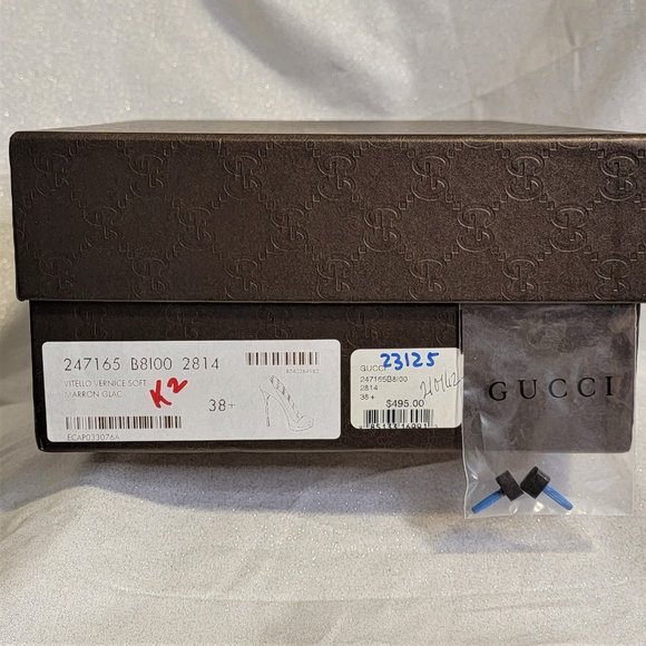 GUCCI Soft Patent Leather Pumps  38.5 - Picture 6 of 12